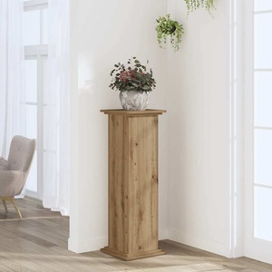 vidaXL, vidaXL Pflanzenständer Artisan-Eiche 33x33x100 cm Holzwerkstoff
