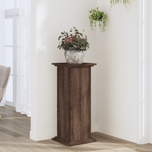 vidaXL, vidaXL Pflanzenständer Eichen-Optik 33x33x80 cm Holzwerkstoff, vidaXL Pflanzenständer Eichen-Optik 33x33x80 cm Holzwerkstoff