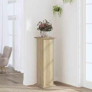 vidaXL, vidaXL Pflanzenständer Sonoma-Eiche 33x33x100 cm Holzwerkstoff
