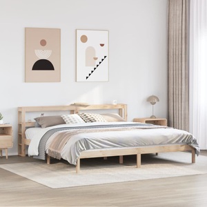 vidaXL, vidaXL Massivholzbett ohne Matratze 200x200 cm Kiefer