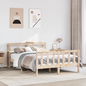 vidaXL, vidaXL Massivholzbett ohne Matratze 140x200 cm Kiefernholz, vidaXL Massivholzbett ohne Matratze 140x200 cm Kiefernholz