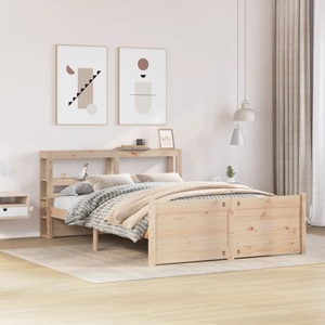 vidaXL, vidaXL Bettgestell mit Kopfteil ohne Matratze 140x190 cm