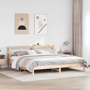 vidaXL, vidaXL Massivholzbett ohne Matratze 200x200 cm Kiefer