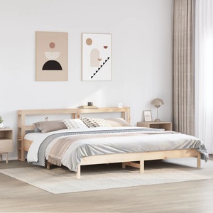 vidaXL, vidaXL Massivholzbett ohne Matratze 180x200 Kiefernholz