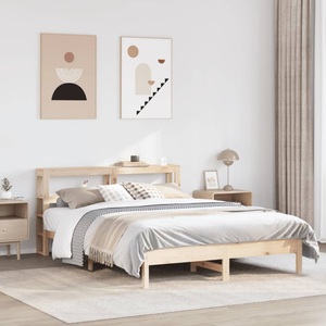 vidaXL, vidaXL Massivholzbett ohne Matratze 150x200 cm Kiefernholz