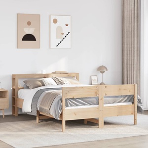 vidaXL, vidaXL Massivholzbett ohne Matratze 160x200 cm Kiefernholz