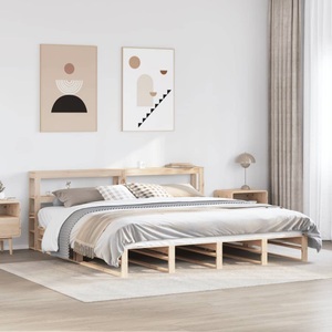 vidaXL, vidaXL Massivholzbett ohne Matratze 200x200 cm Kiefer