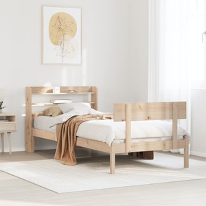 vidaXL, vidaXL Massivholzbett ohne Matratze 100x200 cm Kiefernholz