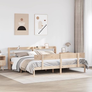vidaXL, vidaXL Massivholzbett ohne Matratze 200x200 cm Kiefer