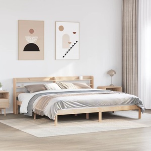 vidaXL, vidaXL Massivholzbett ohne Matratze 200x200 cm Kiefer