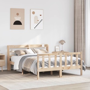 vidaXL, vidaXL Massivholzbett ohne Matratze 140x200 cm Kiefernholz, vidaXL Massivholzbett ohne Matratze 140x200 cm Kiefernholz