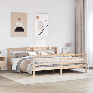 vidaXL, vidaXL Bettgestell mit Kopfteil ohne Matratze 200x200 cm