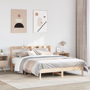vidaXL, vidaXL Massivholzbett ohne Matratze 140x200 cm Kiefernholz