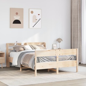vidaXL, vidaXL Massivholzbett ohne Matratze 120x200 cm Kiefernholz, vidaXL Massivholzbett ohne Matratze 120x200 cm Kiefernholz