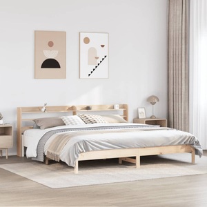 vidaXL, vidaXL Massivholzbett ohne Matratze 180x200 Kiefernholz