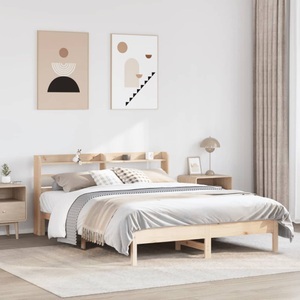 vidaXL, vidaXL Massivholzbett ohne Matratze 160x200 cm Kiefernholz