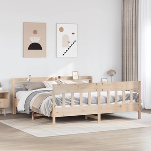 vidaXL, vidaXL Massivholzbett ohne Matratze 180x200 Kiefernholz, vidaXL Massivholzbett ohne Matratze 180x200 Kiefernholz