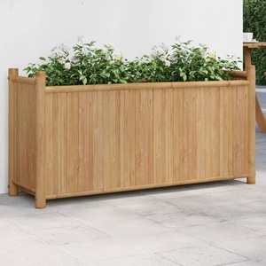 vidaXL, vidaXL Pflanzkübel 100x30x50 cm Bambus, vidaXL Pflanzkübel 100x30x50 cm Bambus