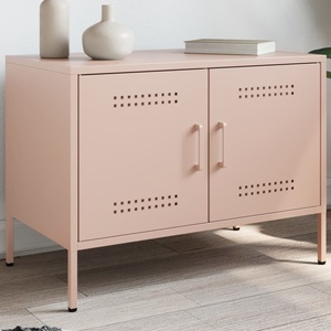 vidaXL, vidaXL TV-Schrank Rosa 68x39x50,5 cm Stahl