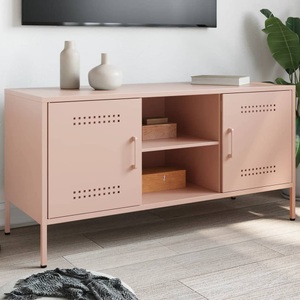 vidaXL, vidaXL TV-Schrank Rosa 100,5x39x50,5 cm Stahl