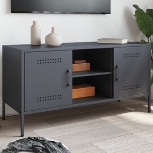 vidaXL, vidaXL TV-Schrank Anthrazit 100,5x39x50,5 cm Stahl