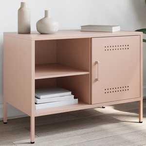 vidaXL, vidaXL TV-Schrank Rosa 68x39x50,5 cm Stahl