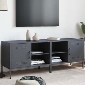 vidaXL, vidaXL TV-Schränke 2 Stk. Anthrazit 68x39x50,5 cm Stahl