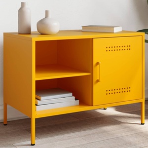 vidaXL, vidaXL TV-Schrank Senfgelb 68x39x50,5 cm Stahl