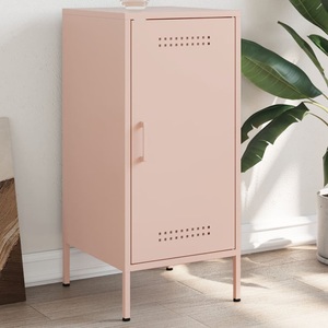 vidaXL, vidaXL Sideboard Rosa 36x39x79 cm Kaltgewalzter Stahl
