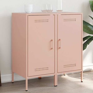 vidaXL, vidaXL Sideboards 2 Stk. Rosa 36x39x79 cm Kaltgewalzter Stahl