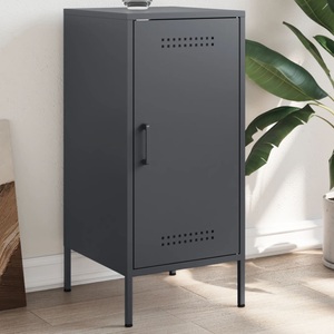vidaXL, vidaXL Sideboard Anthrazit 36x39x79 cm Kaltgewalzter Stahl
