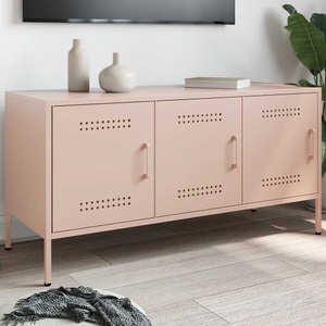 vidaXL, vidaXL TV-Schrank Rosa 100,5x39x50,5 cm Stahl