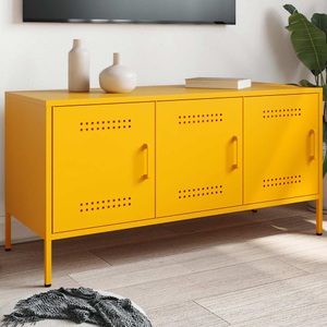 vidaXL, vidaXL TV-Schrank Senfgelb 100,5x39x50,5 cm Stahl
