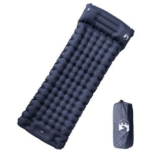 vidaXL, vidaXL Isomatte mit Integriertem Kissen Selbstaufblasend Grau, vidaXL Selbstaufblasende Isomatte mit Kissen Grau