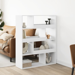vidaXL, vidaXL Bücherregal Weiß 100x33x125,5 cm Holzwerkstoff