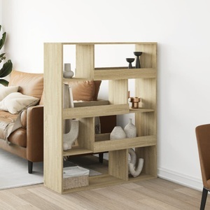 vidaXL, vidaXL Bücherregal Sonoma-Eiche 100x33x125,5 cm Holzwerkstoff