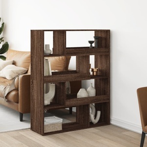 vidaXL, vidaXL Bücherregal Eichen-Optik 100x33x125,5 cm Holzwerkstoff