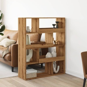 vidaXL, vidaXL Bücherregal Artisan-Eiche 100x33x125,5 cm Holzwerkstoff, vidaXL Bücherregal Artisan-Eiche 100x33x125,5 cm Holzwerkstoff