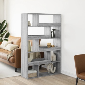vidaXL, vidaXL Bücherregal Grau Sonoma 100x33x156,5 cm Holzwerkstoff