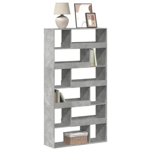 vidaXL, vidaXL Bücherregal Betongrau 100x33x187,5 cm Holzwerkstoff