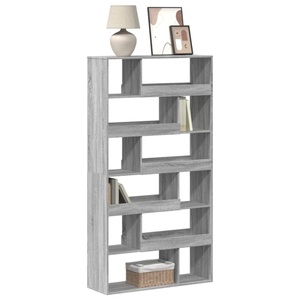 vidaXL, vidaXL Bücherregal Grau Sonoma 100x33x187,5 cm Holzwerkstoff