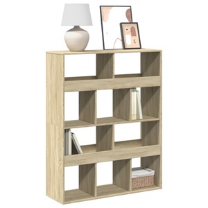 vidaXL, vidaXL Bücherregal Sonoma-Eiche 100x33x125,5 cm Holzwerkstoff