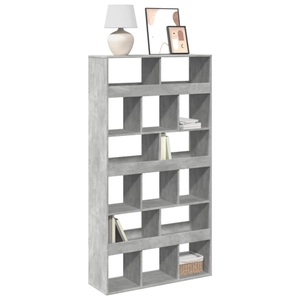 vidaXL, vidaXL Bücherregal Betongrau 100x33x187,5 cm Holzwerkstoff
