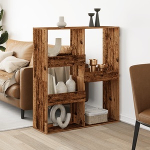 vidaXL, vidaXL Raumteiler Altholz-Optik 100x33x115 cm Holzwerkstoff, vidaXL Raumteiler Altholz-Optik 100x33x115 cm Holzwerkstoff