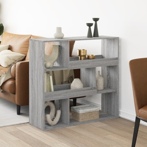 vidaXL, vidaXL Bücherregal Grau Sonoma 100x33x94,5 cm Holzwerkstoff