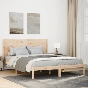 vidaXL, vidaXL Massivholzbett Extra Lang ohne Matratze 140x220 cm
