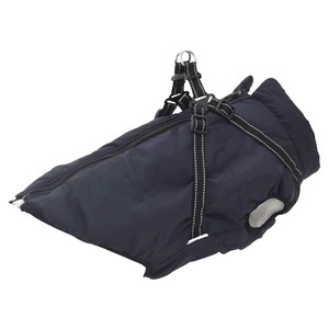 vidaXL, vidaXL Hundemantel mit Geschirr Wasserdicht Marineblau 6XL, vidaXL Hundemantel mit Geschirr Wasserdicht Marineblau 6XL