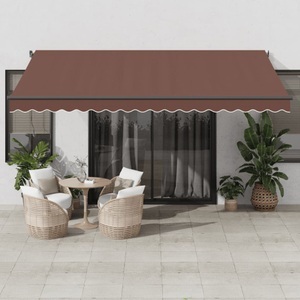 vidaXL, vidaXL Markise Automatisch Braun 450x300 cm, vidaXL Markise Automatisch Braun 450x300 cm