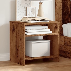 vidaXL, vidaXL Nachttisch Altholz-Optik 40x30x40 cm Holzwerkstoff