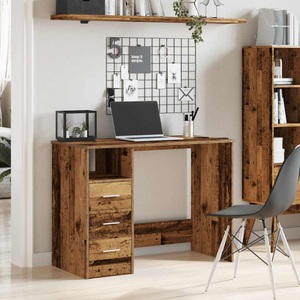 vidaXL, vidaXL Schreibtisch Altholz-Optik 102x50x76 cm Holzwerkstoff